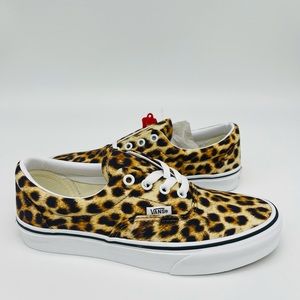red cheetah print vans